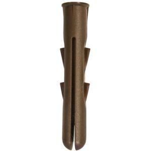 Securfix Heavy Duty Wall Plugs (Pack of 24) in Brown Brown Securfix Heavy Duty Wall Plugs (Pack of 24) in Brown Brown