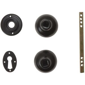 Yale Locks P405 Rim Knob in Black Black Yale Locks P405 Rim Knob in Black Black