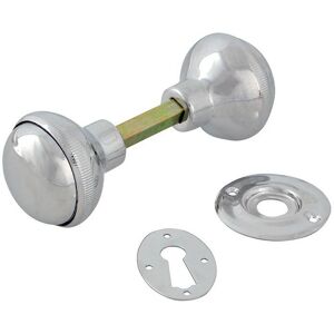 Yale Locks P405 Rim Knob in Silver Silver Yale Locks P405 Rim Knob in Silver Silver