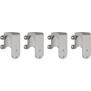 Berkfield Home Barn Door Bypass Brackets 4 pcs for Round Rails Stainless Steel Multicolor Berkfield Home Barn Door Bypass Brackets 4 pcs for Round Rails Stainless Steel Multicolor
