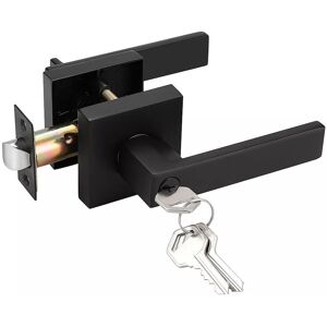 VOGREX Internal Door Lever Handle Sets Latch Bathroom Bedroom Door Lever Lock with Keys in Black Size: 1000mm x 400mm Black 1000mm x 400mm VOGREX Internal Door Lever Handle Sets Latch Bathroom Bedroom Door Lever Lock with Keys in Black Size: 1000mm x 400mm Black 1000mm x 400mm