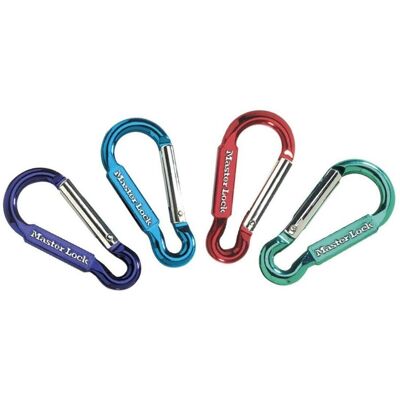 Master Lock Carabiner Hook 76mm Mixed Colour Multicolor Master Lock Carabiner Hook 76mm Mixed Colour Multicolor