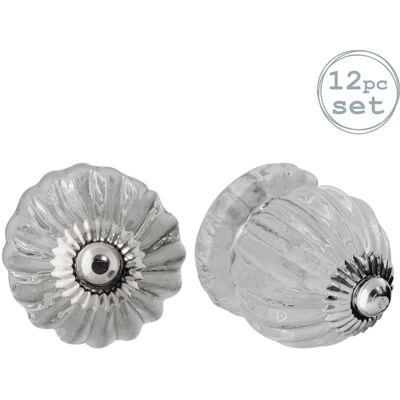 Nicola Spring Glass Cabinet Knobs - Button - Pack of 12 in Clear Size: 1000mm x 500mm Clear 1000mm x 500mm Nicola Spring Glass Cabinet Knobs - Button - Pack of 12 in Clear Size: 1000mm x 500mm Clear 1000mm x 500mm