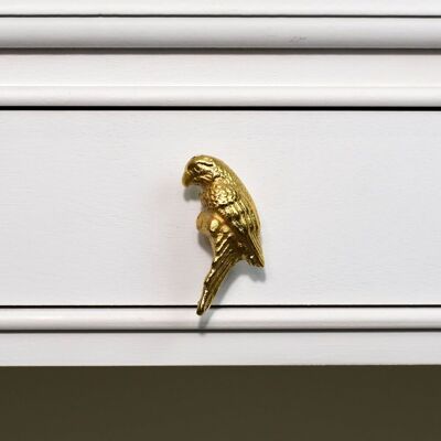 Melody Maison Metallic Gold Parrot Drawer Knob Metallic Gold Melody Maison Metallic Gold Parrot Drawer Knob Metallic Gold