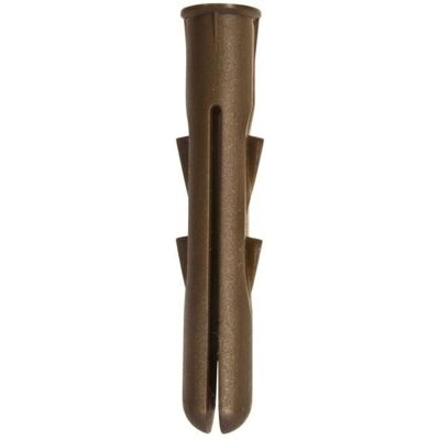 Securfix Heavy Duty Wall Plugs (Pack of 24) in Brown Brown Securfix Heavy Duty Wall Plugs (Pack of 24) in Brown Brown