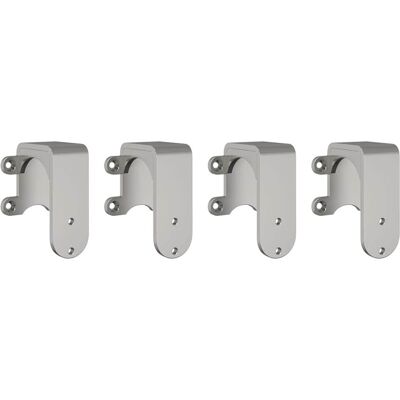 Berkfield Home Barn Door Bypass Brackets 4 pcs for Round Rails Stainless Steel Multicolor Berkfield Home Barn Door Bypass Brackets 4 pcs for Round Rails Stainless Steel Multicolor