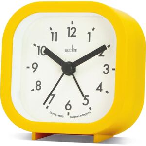 Acctim Robyn Mini Bedside Alarm Clock in Yellow Yellow Acctim Robyn Mini Bedside Alarm Clock in Yellow Yellow