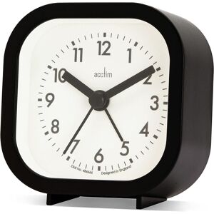 Acctim Robyn Mini Bedside Alarm Clock in Black Black Acctim Robyn Mini Bedside Alarm Clock in Black Black