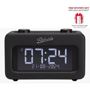 Roberts Revival Rest Revival Rest Digital FM/DAB/DAB+ Bluetooth Bedside Clock Radio in Black Black Roberts Revival Rest Revival Rest Digital FM/DAB/DAB+ Bluetooth Bedside Clock Radio in Black Black
