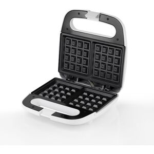 Geepas Belgian Waffle Maker - 2 Slice, Non-Stick Plates, Fast Heating, Easy Clean, Compact in White White Geepas Belgian Waffle Maker - 2 Slice, Non-Stick Plates, Fast Heating, Easy Clean, Compact in White White
