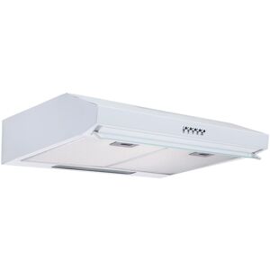 SIA 60cm White Slimline Visor Cooker Hood Kitchen Extractor Fan - VSR60WH White SIA 60cm White Slimline Visor Cooker Hood Kitchen Extractor Fan - VSR60WH White
