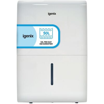 Igenix IG9851 Dehumidifier - 50L Moisture Removal for Damp & Mould Igenix IG9851 Dehumidifier - 50L Moisture Removal for Damp & Mould