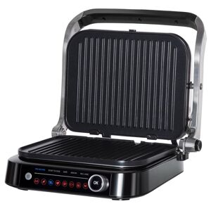 HOMCOM Health Grill & Panini Press 2100W 180 degree Flat Open Drip Tray