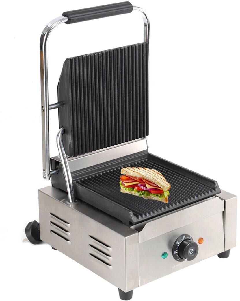 Living and Home 1.8KW Commercial Sandwich Press Grill