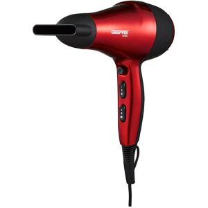 Geepas 2000W Hair Dryer 2 Speed & 3 Heat Settings in Red Red Geepas 2000W Hair Dryer 2 Speed & 3 Heat Settings in Red Red