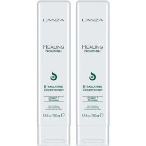 Lanza L'Anza Healing Nourish Stimulating Conditioner 250ml Double in Clear Clear Lanza L'Anza Healing Nourish Stimulating Conditioner 250ml Double in Clear Clear