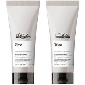 L'Oreal Professionnel Serie Expert Silver Conditioner 200ml Double in Clear Clear L'Oreal Professionnel Serie Expert Silver Conditioner 200ml Double in Clear Clear