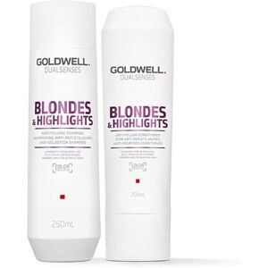 Goldwell Unisex Dual Senses Blonde & Highlights Anti-Yellow Shampoo & Conditioner Duo - shampoo and conditioner duo Goldwell Unisex Dual Senses Blonde & Highlights Anti-Yellow Shampoo & Conditioner Duo - shampoo and conditioner duo