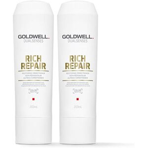 Goldwell Dual Senses Rich Repair Restoring Conditioner 200ml Double in Clear Clear Goldwell Dual Senses Rich Repair Restoring Conditioner 200ml Double in Clear Clear