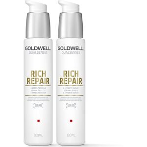 Goldwell Dual Senses Rich Repair 6 Effects Serum 100ml Double in Clear Clear Goldwell Dual Senses Rich Repair 6 Effects Serum 100ml Double in Clear Clear