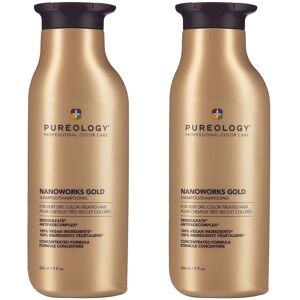 Pureology DOUBLE Nanoworks Gold Shampoo - Shampoo Pureology DOUBLE Nanoworks Gold Shampoo - Shampoo