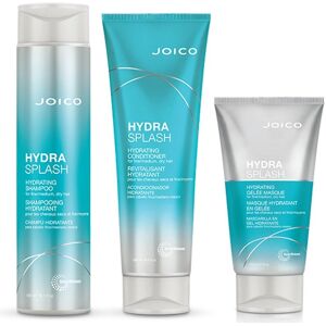 JOICO HydraSplash Hydrating Shampoo 300ml, HydraSplash Hydrating Conditioner 250ml & HydraSplash Hydrating Gelee Masque 150ml Pack in Clear Clear JOICO HydraSplash Hydrating Shampoo 300ml, HydraSplash Hydrating Conditioner 250ml & HydraSplash Hydrating Gelee Masque 150ml Pack in Clear Clear