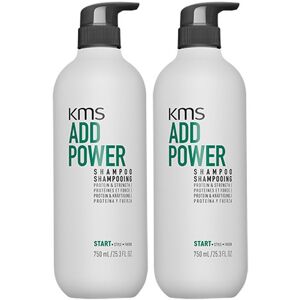 KMS AddPower Shampoo 750ml Double in Clear Clear KMS AddPower Shampoo 750ml Double in Clear Clear