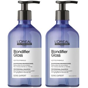 L'Oreal Professionnel Blondifier Gloss Shampoo 500ml Double in Clear Clear L'Oreal Professionnel Blondifier Gloss Shampoo 500ml Double in Clear Clear