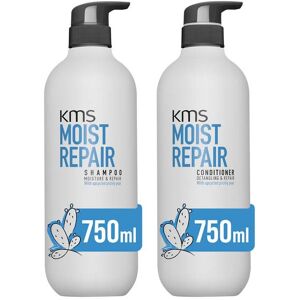 KMS Moist Repair Shampoo 750ml & Conditioner 750ml Duo in Clear Clear KMS Moist Repair Shampoo 750ml & Conditioner 750ml Duo in Clear Clear