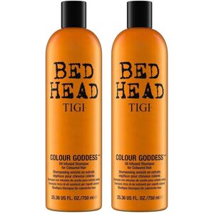 Tigi Women's Goddess Oil Infused 'Shampoo' for Coloured Hair 750ml, 2pk in Orange Orange Tigi Women's Goddess Oil Infused 'Shampoo' for Coloured Hair 750ml, 2pk in Orange Orange