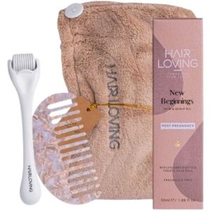 Hair Loving Women's 4 Step Postpartum Routine Kit with 50ml Hair Oil in Dusty Pink Dusty Pink Hair Loving Women's 4 Step Postpartum Routine Kit with 50ml Hair Oil in Dusty Pink Dusty Pink