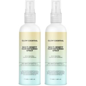 GlowCocktail London Women's 2 x Multi-Benefit Hair Repairing Spray 100ml in White Size: 200ml White 200ml GlowCocktail London Women's 2 x Multi-Benefit Hair Repairing Spray 100ml in White Size: 200ml White 200ml