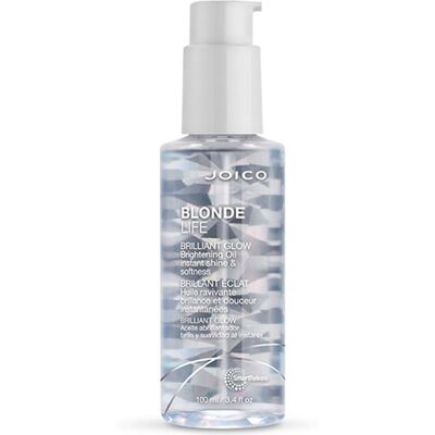 JOICO Blonde Brilliant Glow Brightening Oil 100ml in Clear Clear JOICO Blonde Brilliant Glow Brightening Oil 100ml in Clear Clear