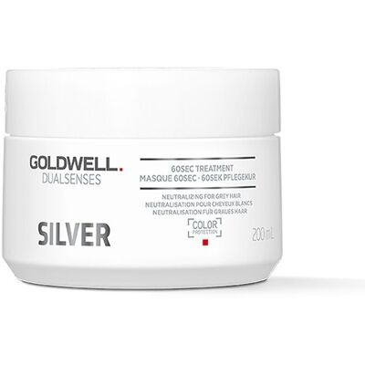 Goldwell Dualsenses Silver 60sec Mask (200ml) Goldwell Dualsenses Silver 60sec Mask (200ml)