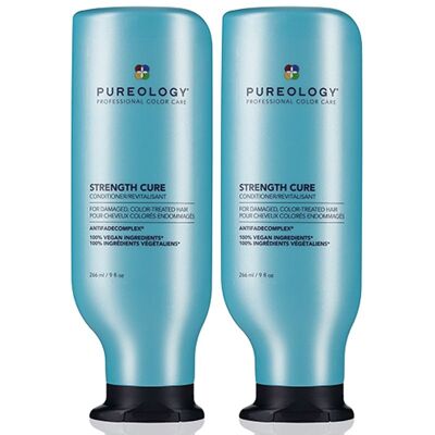 Pureology Strength Cure Conditioner 266ml Double in Clear Clear Pureology Strength Cure Conditioner 266ml Double in Clear Clear