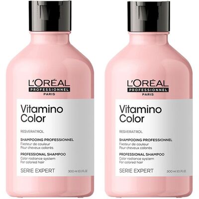 L'Oreal Professionnel Serie Expert Vitamino Color Shampoo 300ml Double in Clear Clear L'Oreal Professionnel Serie Expert Vitamino Color Shampoo 300ml Double in Clear Clear