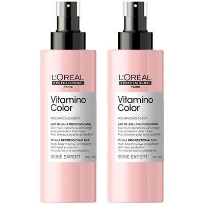 L'Oreal Professionnel Serie Expert Vitamino Color 10-in-1 Spray 190ml Double in Clear Clear L'Oreal Professionnel Serie Expert Vitamino Color 10-in-1 Spray 190ml Double in Clear Clear