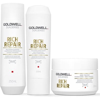 Goldwell Dual Senses Rich Repair Restoring Pack in Clear Clear Goldwell Dual Senses Rich Repair Restoring Pack in Clear Clear