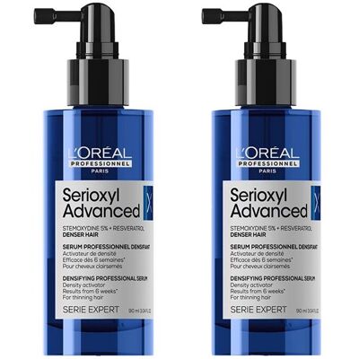 L'Oreal Professionnel Serioxyl Advanced Denser Hair Serum for thinning hair 90ml Double in Clear Clear L'Oreal Professionnel Serioxyl Advanced Denser Hair Serum for thinning hair 90ml Double in Clear Clear