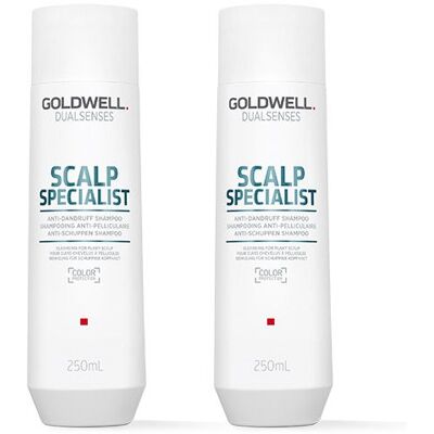 Goldwell Dualsenses Scalp Specialist, Anti-Dandruff Shampoo 250ml Double in Clear Clear Goldwell Dualsenses Scalp Specialist, Anti-Dandruff Shampoo 250ml Double in Clear Clear