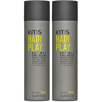 KMS HairPlay Dry Wax 150ml Double in Clear Clear KMS HairPlay Dry Wax 150ml Double in Clear Clear