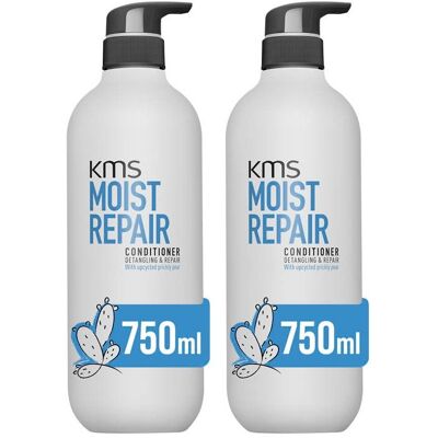 KMS Moist Repair Conditioner 750ml Double in Clear Clear KMS Moist Repair Conditioner 750ml Double in Clear Clear