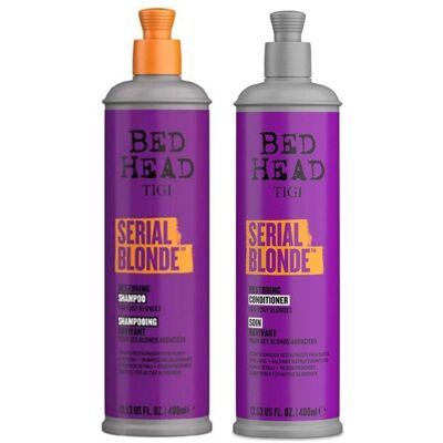 Bed Head by TIGI Serial Blonde Damaged Hair Shampoo & Conditioner - Hair Care Bed Head by TIGI Serial Blonde Damaged Hair Shampoo & Conditioner - Hair Care
