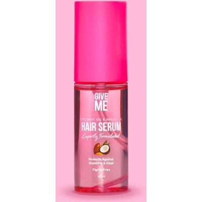 Give Me Heat Defence Hair Serum - Coconut & Argan Oil - 45ml in Pink Size: 1 Pink 1 Give Me Heat Defence Hair Serum - Coconut & Argan Oil - 45ml in Pink Size: 1 Pink 1