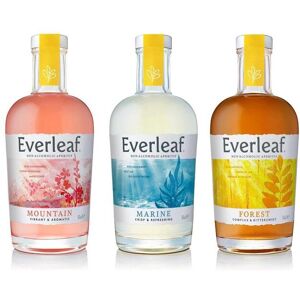 Everleaf Set of 3 Forest, Mountain, and Marine Non-Alcoholic Aperitifs Bundle