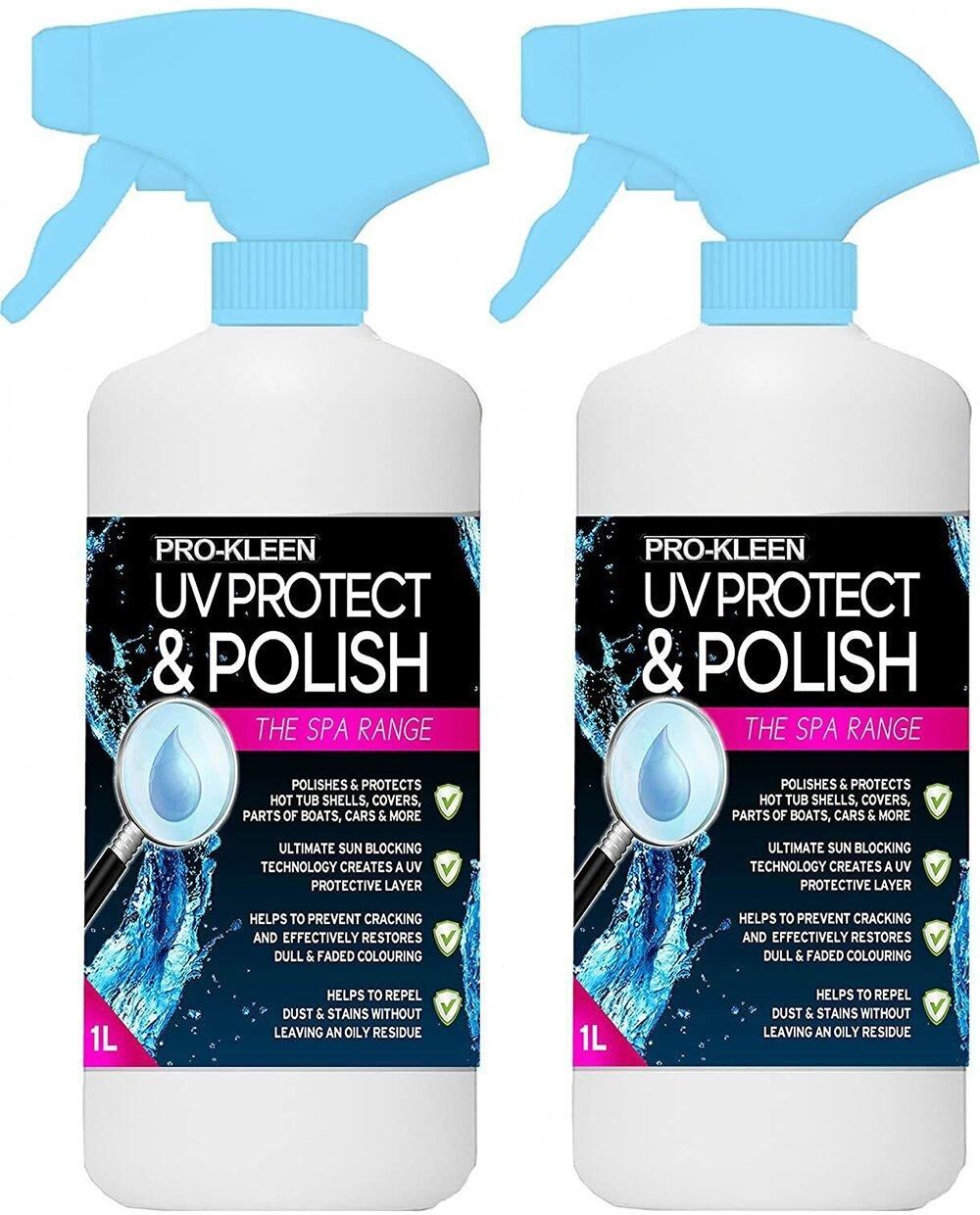 ProKleen Hot Tub & Marine UV Protectant Spray Dust & Dirt Repellent 2 x 1L