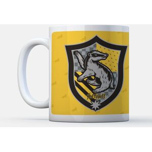 Harry Potter Official Mugs Hufflepuff House Mug in White White Harry Potter Official Mugs Hufflepuff House Mug in White White