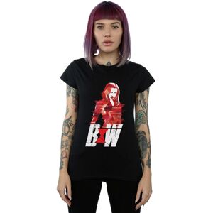 Marvel Women's Black Widow Movie Logo Artwork Cotton T-Shirt Size: Medium Black M Marvel Women's Black Widow Movie Logo Artwork Cotton T-Shirt Size: Medium Black M