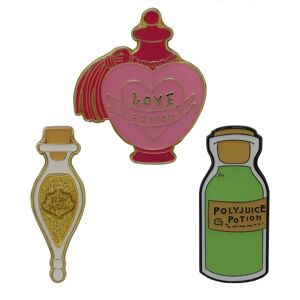 Harry Potter Limited Edition Potions Triple Pin Badge Set Multicolor Harry Potter Limited Edition Potions Triple Pin Badge Set Multicolor