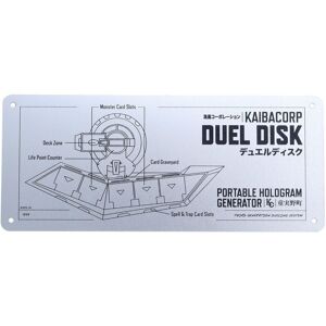 YU-GI-OH! Limited Edition Duel Disk Schematic Fan-Plate in Metallics Metallics YU-GI-OH! Limited Edition Duel Disk Schematic Fan-Plate in Metallics Metallics